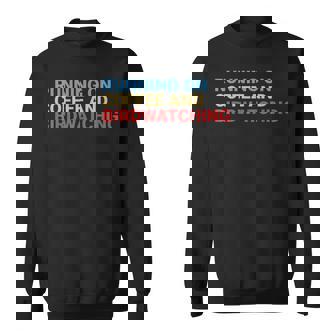 Retro Coffee And Birdwatching Lover Birdwatcher Birder Sweatshirt Unisex | Mazezy