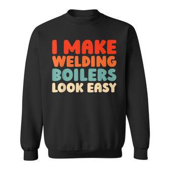 Retro Fabrication Pressure Welding Vintage Boilermaker Sweatshirt Unisex | Mazezy