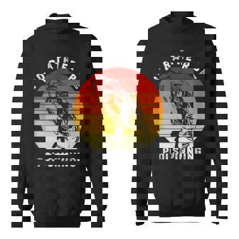 Retro Fire Spinner I'd Rather Be Poi Spinning Tank Top Sweatshirt Unisex | Mazezy