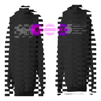 Retro Purple Circle Arirang Basic Symbol Sweatshirt - Thegiftio