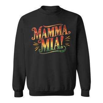 Retro Mamma Mia Colorful Sweatshirt - Thegiftio UK