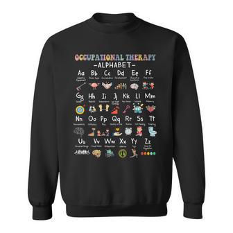 Retro Occupational Therapy Alphabet Abcs Ot Therapist Sweatshirt | Mazezy