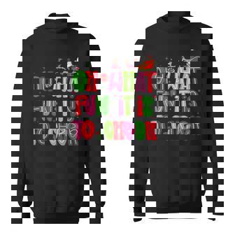 Retro Oh What Fun It Is To Cheer Christmas Santa Cheerleader Sweatshirt Unisex | Mazezy