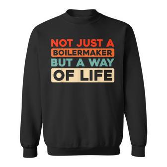 Retro Pressure Welding Fabrication Vintage Boilermaker Sweatshirt Unisex | Mazezy