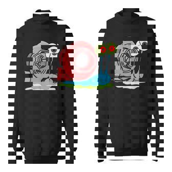 Retro Turbo Car Meme Fast Snail With Racing Vintage Sweatshirt | Seseable CA