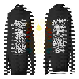 Retro Turkey Humor Bad Day To Be Egg Sweatshirt Unisex | Mazezy