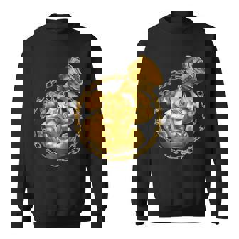 Rhino Beast ワークアウト ゴールド フィットネス ジム 動物 筋肉 ダンベル スウェットシャツ - Kawaiitshirt