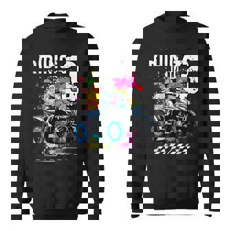 Riding Into 3rd Year Old Boys ATV Quad Bike Birthday Sweatshirt Unisex | Mazezy