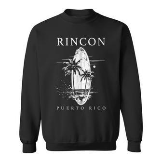 Rincon Puerto Rico Surf Vintage Surfer Sweatshirt - Thegiftio