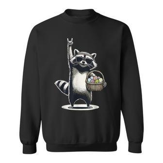 Rochers De Raton Laveur De Pâques Chasse Aux Œufs De Pâques Drôle Sweater e - Cadeauxyz