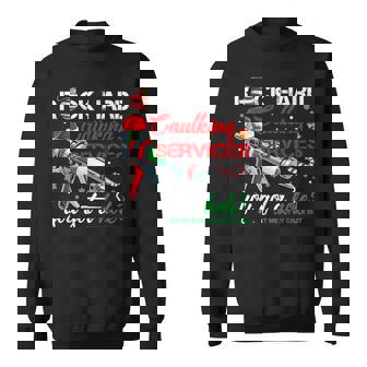 Rock Hard Caulking Services Christmas Adult Humor Men Sweatshirt Unisex | Mazezy