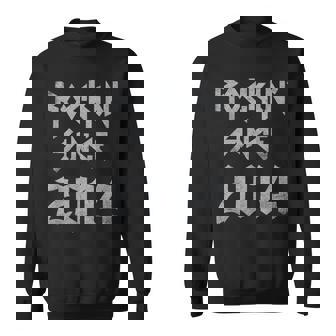 Rockin Since 2014 Classic Rock Year Of Birth Birthday Sweatshirt Unisex | Mazezy