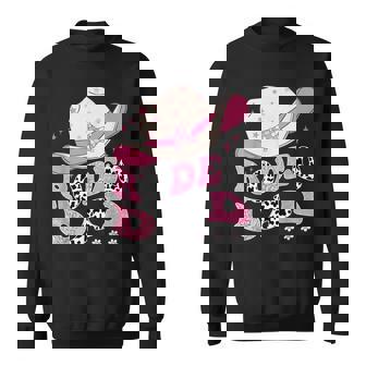 Rodeo Dad Pink Cowgirl 1St Birthday Family Matching Sweatshirt | Mazezy