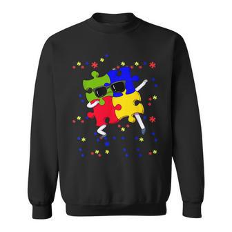 Rompecabezas De Concienciaobre El Autismo Dab Tea Adultos Niños Partidario Camisa de entrenamiento - Regaloses