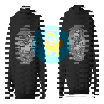 Rubber Duck Snorkeling Rubber Ducky Scuba Diving Ocean Cute Tank Top Sweatshirt Unisex | Mazezy