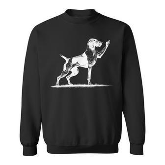Rude Pointer Dog Asshole German Shorthaired Pointer Dog Sweatshirt - Thegiftio UK
