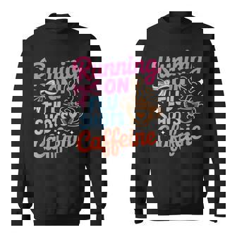 Running On Flu Shot Caffeine Nurse Doctor Sweatshirt Unisex | Mazezy