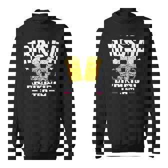 Russia Drinking Team Beer Outfit For Russians From Russia Sweatshirt Unisex | Mazezy