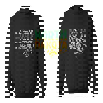 Rustic North Dakota Western State Tshirt Sweatshirt Unisex | Mazezy