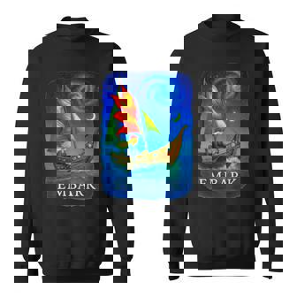 Sailors Ocean Lovers Tee Adventure Boat Art Magic Voyage Sweatshirt Unisex | Mazezy