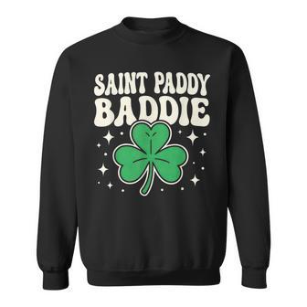 Saint Paddy Baddie St Patrick's Day Party Sweatshirt - Thegiftio UK