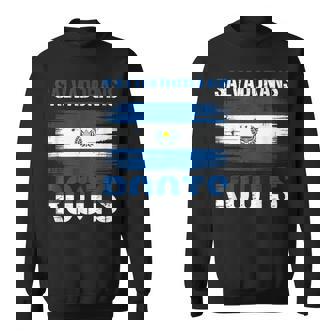 Salvadorans Roots With Hispanic Heritage Roots Month Sweatshirt Unisex | Mazezy