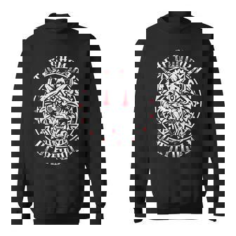 Samoan Werewolf Tattoo Graphic Red Eyes For Men Sweatshirt | Seseable FR