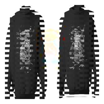 Samurai Frog Ninja Aesthetic Japanese Katana Tokyo Sweatshirt | Mazezy