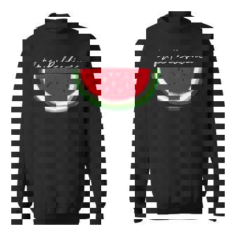 Sandía Bandera Palestinaolidaridad Palestina Libre Manga Larga Camisa de entrenamiento - Regaloses