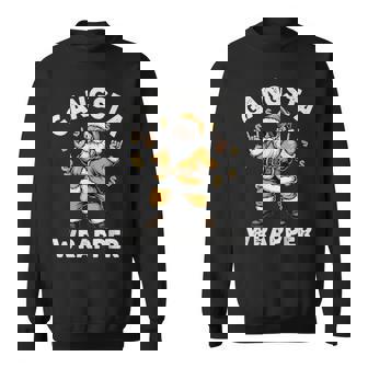 Santa Christmas Pajama Gangsta Wrapper Xmas Holiday Sweatshirt Unisex | Mazezy