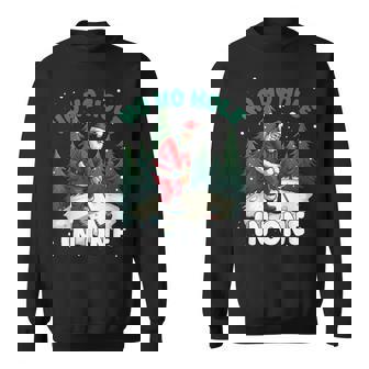 Santa Claus Hole In One For Golf Lovers Christmas Golf Sweatshirt | Mazezy