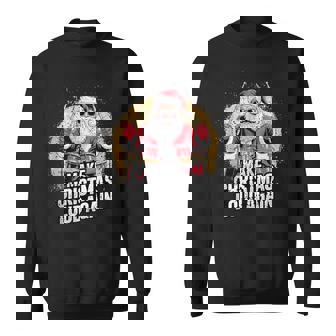 Santa Drummer Make Christmas Loud Again Holiday Xmas Tank Top Sweatshirt Unisex | Mazezy