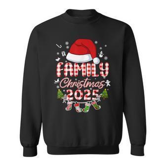Santa Hat Family Christmas 2025 Xmas Crew Matching Sweatshirt - Thegiftio UK