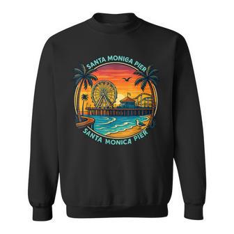Santa Monica Pier Californie Sweater e - Cadeauxyz