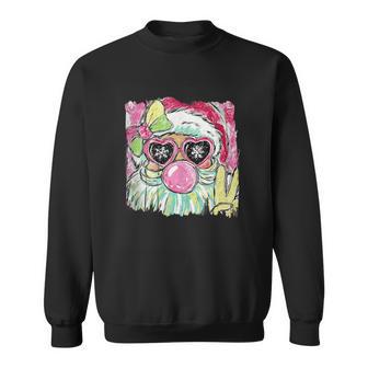 Santa Peace Bubblegum Christmas Fun Sweatshirt - Thegiftio UK
