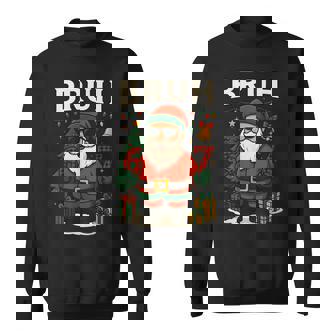 Santa Says 67 Bruh Santa Pajamas 67 Meme Christmas Sweatshirt - Thegiftio