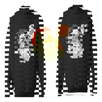 Santa Says Six Seven 6 7 Meme Christmas Vintage Santa Sweatshirt - Thegiftio