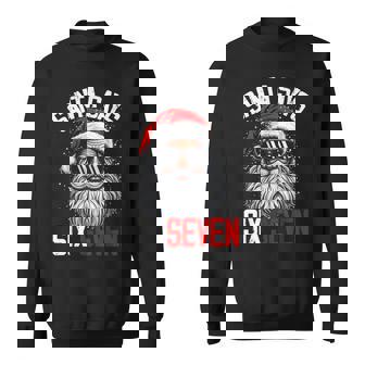 Santa Says Six Seven 67 Gen Z Alpha Meme Slang Christmas Sweatshirt - Seseable