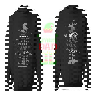 Santa's Favorite Dad Elf Family Xmas Sweatshirt - Seseable