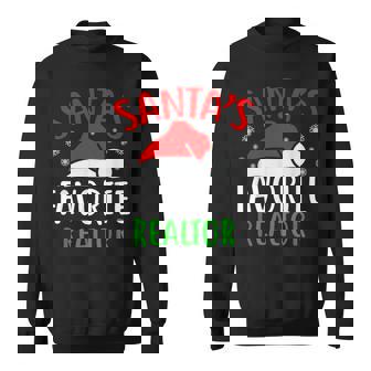 Santas Favorite Realtor Christmas Xmas Santa Sweatshirt Unisex | Mazezy