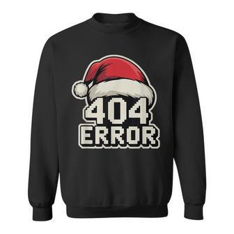 Santa's Tech Support Rebooting Christmas Error 404 Sweatshirt - Thegiftio UK