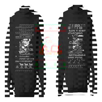 Santa's Tech Support- Rebooting Christmas Holiday Sweatshirt | Mazezy