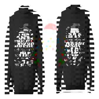 Santas Workshop Made 67 Six Seven Christmas 67 Meme Sweatshirt - Monsterry