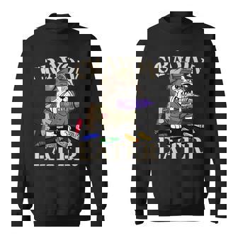 Sarcastic Crayon Eater Bulldog Officer Squad Military Corps Sweatshirt Unisex | Mazezy