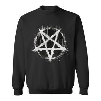 Satanic Devil 666 Pentagram Sweatshirt - Thegiftio UK