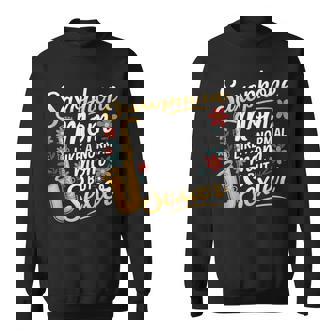 Saxophone Mom Like A Normal Mom But Sexier Tank Top Sweatshirt Unisex | Mazezy