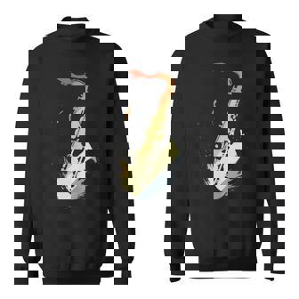 Saxophone Vintage Look Chamber Music Sweatshirt Unisex | Mazezy