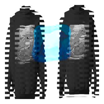 Scèneous-Marine De Dauphinouriant Pour Enfants Sweater e - Cadeauxyz