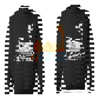 Schnarchender Hase I Häschenchäft I Fun Tiermotiv Comic Sweatshirt - Geschenkecke