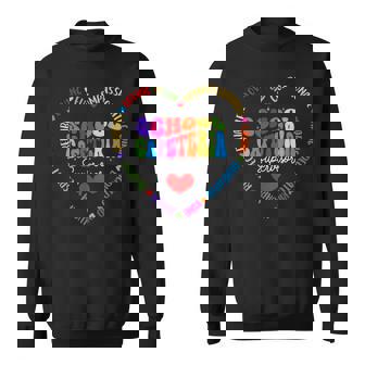 School Cafeteria Supervisor Food Services Crew Helper Squad Sweatshirt - Monsterry